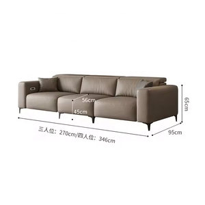 Console électrique de salon <span class=keywords><strong>causeuse</strong></span> en cuir véritable chaise berçante <span class=keywords><strong>inclinable</strong></span> canapé <span class=keywords><strong>inclinable</strong></span> sectionnel <span class=keywords><strong>inclinable</strong></span> - Product Image 6