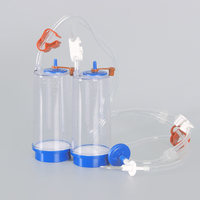 Tube de test de stérilité TOONE TW-PRJ220 200ML entièrement scellé en plastique AS, ISO 9001, filtration intégrée, poudre antibiotique en flacon