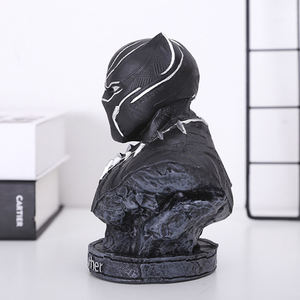 ホット販売クリエイティブブラックパンサーフィギュアホームデスクトップデコレーションレジンマーベルスーパーヒーローブラックパンサー像 - Product Image 6