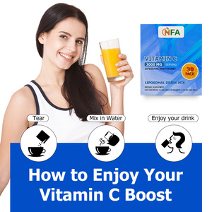 Polvo de Vitamina C de 3000 mg Personalizado al por Mayor, Mejora la Salud de la Piel, Refuerza el Sistema Inmunológico, Mezcla de Bebida de Polvo de Vitamina C Liposomal - Product Image 5