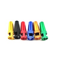 Tapas de Válvula de Neumático CNC de Aluminio Coloridas para Bicicleta, Accesorios de Válvula Francesa y Herramienta para Núcleo OLIVER, Accesorios para Coche