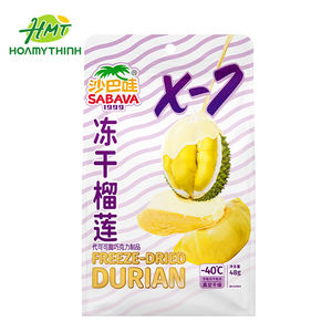 48g de collations de durian lyophilisé sucré en sachet pour tous les âges - Product Image 2