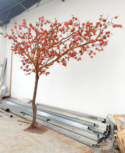 Árbol artificial de <span class=keywords><strong>caqui</strong></span> con árboles frutales decoración interior patio paisaje Hotel - Product Image 2