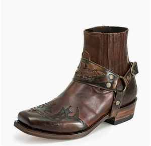 <span class=keywords><strong>Stivali</strong></span> da <span class=keywords><strong>Uomo</strong></span> Casual a Tubo Corto Stile Romano con Tacco Basso, Taglie Grandi, Disponibili all'Ingrosso dalla Fabbrica - Product Image 6