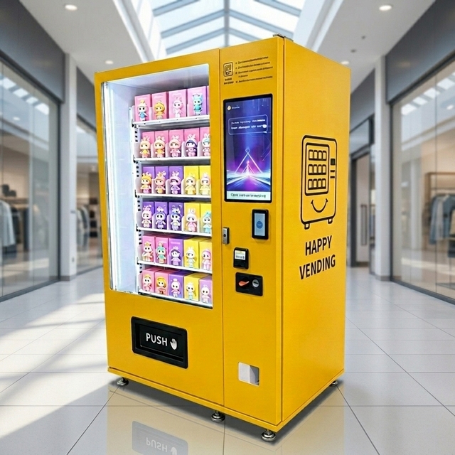 Customized Blind Box Vending Machine Happy Mystery Box Vending Machine With Optional Payments