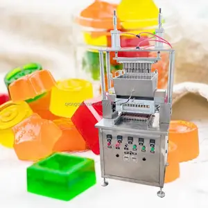 Sakızlı şeker yapımı manuel sakızlı depositor makinesi için yeni güncellenmiş mini sakızlı ayılar yapma makinesi
