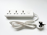 Harga Grosir Stop Kontak 3 Lubang 1 Saklar On/Off Kabel Ekstensi 2 Meter Stop Kontak 3 Gang 10A 2500W IP53 Kabel Ekstensi Universal