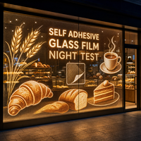 Film adhésif pour écran LED transparent pour la publicité sur les vitres des boulangeries