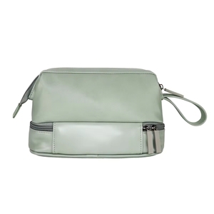 Neceser de Viaje de Piel Sintética PU de Gran Capacidad, Estilo Vintage de Lujo, Ecológico, Color Verde Senrong, con Cierre de Cremallera - Product Image 6