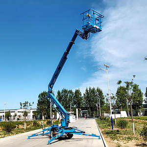 Leepa Neuer Fabrikpreis 10m-20m Anhänger-Hydraulik-Gelenkarbeitsbühne Anhänger-Montierte Spinnenbühne - Product Image 1