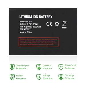 GIOBACCA 3.7V 2500mAh แบตเตอรี่ลิเธียมสำหรับเน็ตเกียร์ เซียร์รา ไวร์เลส เราเตอร์ Aircard 770S 771S 782S 790S 344B(สปริ้นท์) AC770S W-5 - Product Image 2