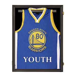 Trẻ Em Jersey Khung Hiển Thị Trường Hợp 18X24 Có Thể Khóa Hiển Thị Trường Hợp Với Móc Áo-Thể Thao Màu Đen Jersey Khung Bóng Hộp - Product Image 3