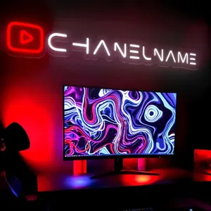 Custom Gamer Tag Neon Sign Gamer Tag For Twitch Gamertag Sign Personalization Gamer Tag Night Light