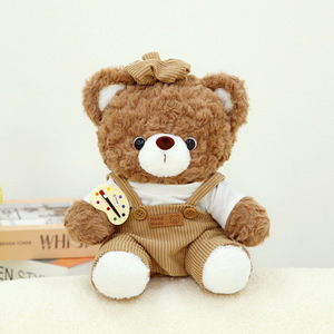 28CM Soft Plüsch bär Maler Bär mit Zeichenbrett und Hut Dress up Bär Geschenk Kinder Spielzeug Plüsch tier - Product Image 3