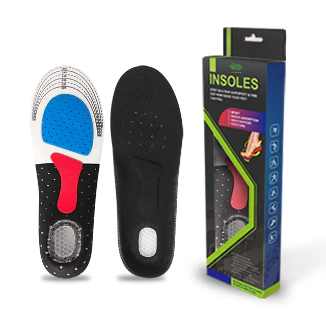 Insole Support Silicone Arch Support Sport Breathable Honeycomb Insole Orthotic Gel Insoles