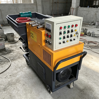 Machine à projeter du mortier électrique à économie d'énergie 4 kW 220 V pour le revêtement des murs des poulaillers et des granges