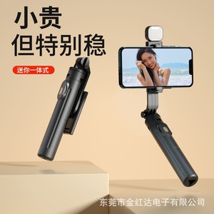Amazlife B10 Palo Selfie con Control Remoto Bluetooth, Luz de Relleno, Soporte de Escritorio, Trípode de Suelo, Acero Inoxidable, Negro - Product Image 4