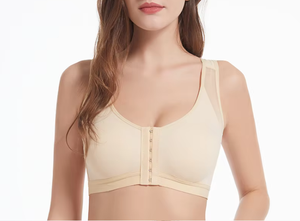 Sujetador de postcirugía Sujetador deportivo con <span class=keywords><strong>cierre</strong></span> <span class=keywords><strong>frontal</strong></span> sin alambre Cobertura completa elegante Push up <span class=keywords><strong>Cierre</strong></span> Corrector de postura Sujetador de elevación - Product Image 2