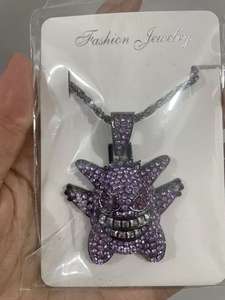 6 estilos <span class=keywords><strong>de</strong></span> alta calidad videojuego POKE Zircons collar <span class=keywords><strong>de</strong></span> Metal <span class=keywords><strong>cadena</strong></span> para Hiphop hombres dibujos animados <span class=keywords><strong>Gengar</strong></span> colgante collar <span class=keywords><strong>de</strong></span> diamantes mujeres - Product Image 5