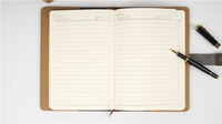 Vente directe d'usine, carnet de notes rétro A5/B5 avec fermeture magnétique, couleur unie, reliure en cuir, couverture rigide, 100 feuilles, coffret cadeau