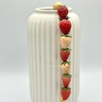 Instagram-stijl plastic hars imitatie fruit kralen armband appel citroen bosbes sinaasappel ketting