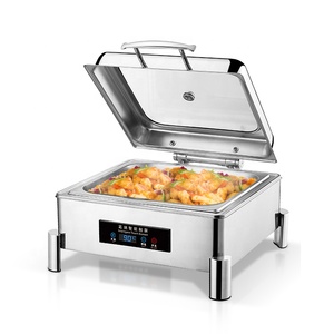 Khay giữ nóng thức ăn bằng thép không gỉ hình vuông, tự phục vụ, thích hợp cho dịch vụ ăn uống, tiệc chiêu đãi và các bữa tiệc - Product Image 2