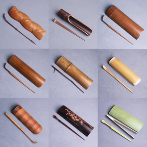 Bamboo <b>Tea</b> Scoop <b>Set</b> With <b>Tea</b> Caddy And Pick Hand Polished For <b>Tea</b> Ceremony Accessories - Product Image 1