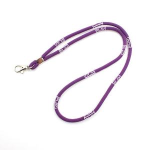 Cordón de cuerda redonda Jacquard barato correa de cuello tejida personalizada - Product Image 3