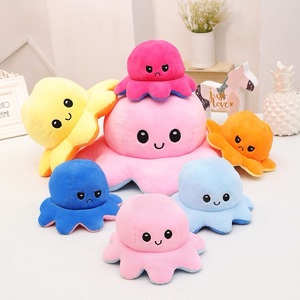 Vente en gros, offre spéciale, oreiller en peluche réversible à double face, poupées de poulpe, jouet en peluche réversible à double face - Product Image 6