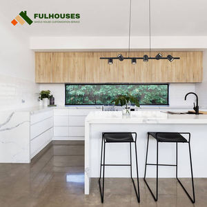 Grands placards de <span class=keywords><strong>cuisine</strong></span> biseautés îlot de <span class=keywords><strong>cuisine</strong></span> armoires de bar îlot de <span class=keywords><strong>cuisine</strong></span> armoires avec dessus en marbre - Product Image 1