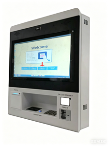 Kiosque <span class=keywords><strong>de</strong></span> paiement mural avec lecteur NFC, imprimante <span class=keywords><strong>de</strong></span> reçus, lecteur <span class=keywords><strong>de</strong></span> code QR et lecteur d'empreintes digitales - Product Image 4