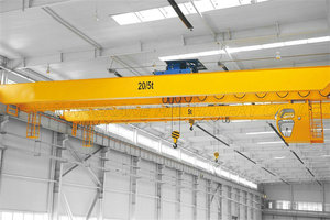 Equipado con gancho principal y auxiliar 75/20T tipo QD industria minera grúa aérea de doble viga - Product Image 2