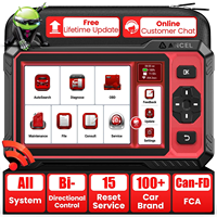 Escáner de Diagnóstico Automotriz Profesional con Cobertura de Sistema Completo, Más de 15 Funciones Especiales y Actualizaciones Gratuitas de por Vida - DS410