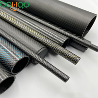 Tube en fibre de carbone haute résistance OEM, forme ronde, carrée, rectangulaire, avec traitement CNC