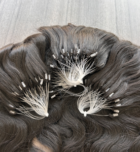 Extensiones de Cabello Brasileño H6 de Calidad de Salón, Cabello Virgen con Cutícula Alineada, Extensiones de Cabello de Pluma, 100% Cabello Humano <span class=keywords><strong>Real</strong></span> - Product Image 5