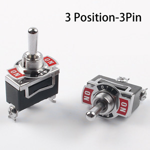 Interruttori a Levetta 15A 12MM a 2 Posizioni con 4 Terminali, Interruttore a Levetta Medio ON-OFF con Blocco e Ritorno Automatico - Product Image 5