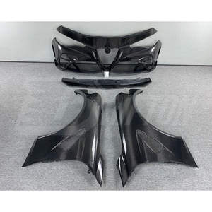 Parachoques delantero y guardabarros de fibra de carbono versión ancha GTAM para Alfa Romeo Giulia 2016-2023 - Product Image 2