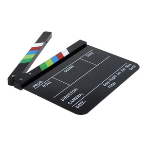 Clapboard en acrylique personnalisé effaçable à sec pour équipement de cinéma et télévision, marqueur d'<span class=keywords><strong>action</strong></span> - Product Image 2