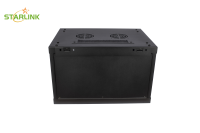Armoire réseau murale Starlink 6U, rack 19 pouces, 600x450x370mm, en acier laminé à froid SPCC, pour serveur de données