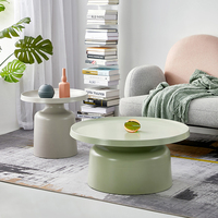 Table d'appoint ronde en bois de salon moderne de luxe