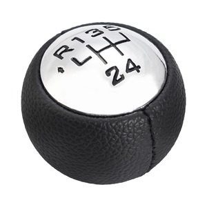 Pomo de Palanca de Cambios de Cuero para Peugeot 307 y Citroën, 5 y 6 Velocidades, Ergonómico, Repuesto - Product Image 4