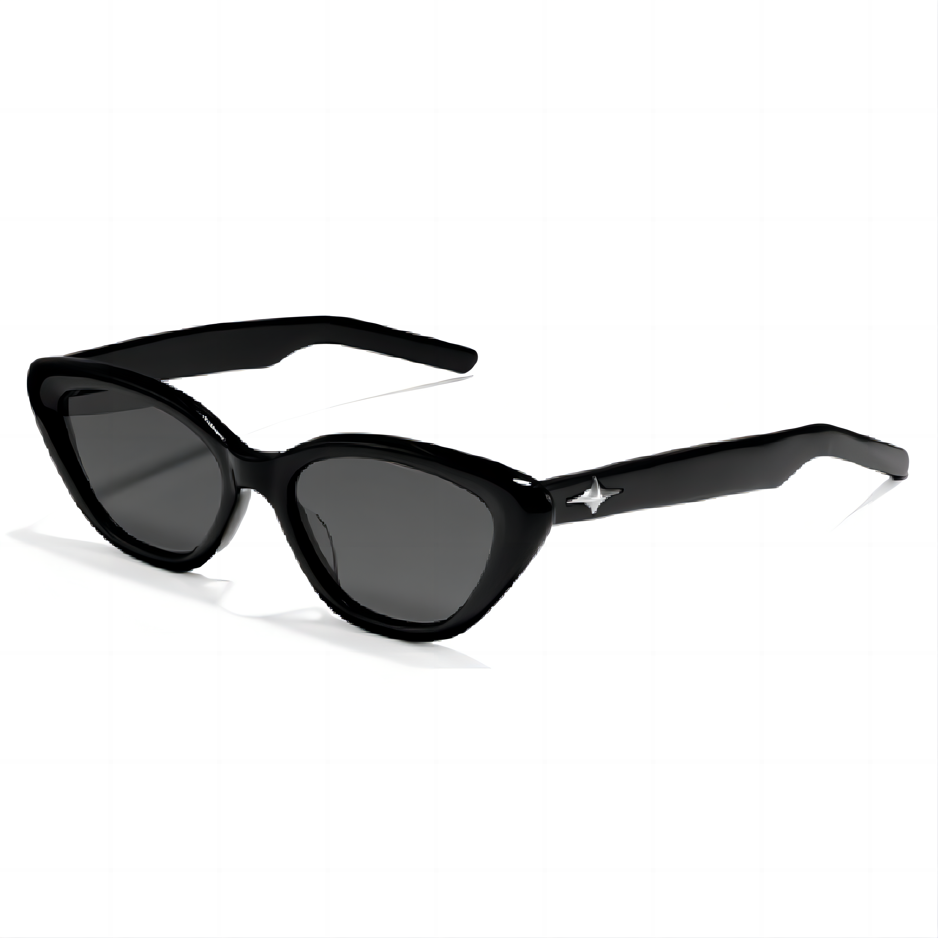 Cat-Eye Frame Sunglasses for Women Men Trendy Acetate YOGFIT Cat Eye Sunglasses for Women Men with Pearl  main image 4