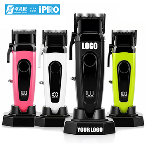 Tagliacapelli Professionale da Barbiere di Alta Qualità con Logo Personalizzabile, Motore Brushless da 11500 giri/min, USB con Base, Alimentato a Batteria - Product Image 1