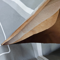 3 Layer Kraft Paper Sack Cement Multiwall Paper Bag 20-25-50KG Kraft Paper Valve Bag for Cement Mortar Powder With Valve Port