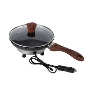Wok électrique portable en acier inoxydable, capacité 1-2L, 12V/24V, <span class=keywords><strong>pour</strong></span> voiture, <span class=keywords><strong>camping</strong></span>, <span class=keywords><strong>camping</strong></span>-<span class=keywords><strong>car</strong></span>, cuisson à la vapeur et à l'eau bouillante - Product Image 2