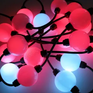 Individuelle DMX LED 50 mm RGB vollfarbige Hang-Lichter Neonschild dekorative Landschaftsbeleuchtung Led-String-Licht
