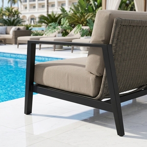Juego de Muebles de Jardín de Mimbre, Resistentes al Agua y a los Rayos UV, Listos para Enviar - Product Image 4