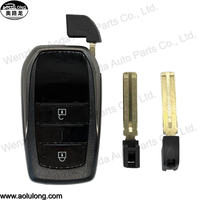 Coque de clé de voiture télécommandée à 2/3/4/5 boutons, coque de protection modifiée pour clés de véhicule d'origine Toyota RAV4