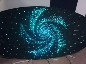 Câble en PMMA <span class=keywords><strong>POF</strong></span> 0,75 mm, faisceau de fibres optiques en plastique, fibres à extrémité scintillante, éclairage décoratif émettant de la lumière - Product Image 3