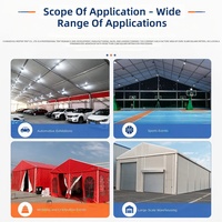 Tenda Pesta Modular PVC Luar Ruangan Ukuran Besar Kustom Tahan Air 3000mm+ Tahan Api Empat Musim Pembukaan Cepat Tahan UV Pernikahan
